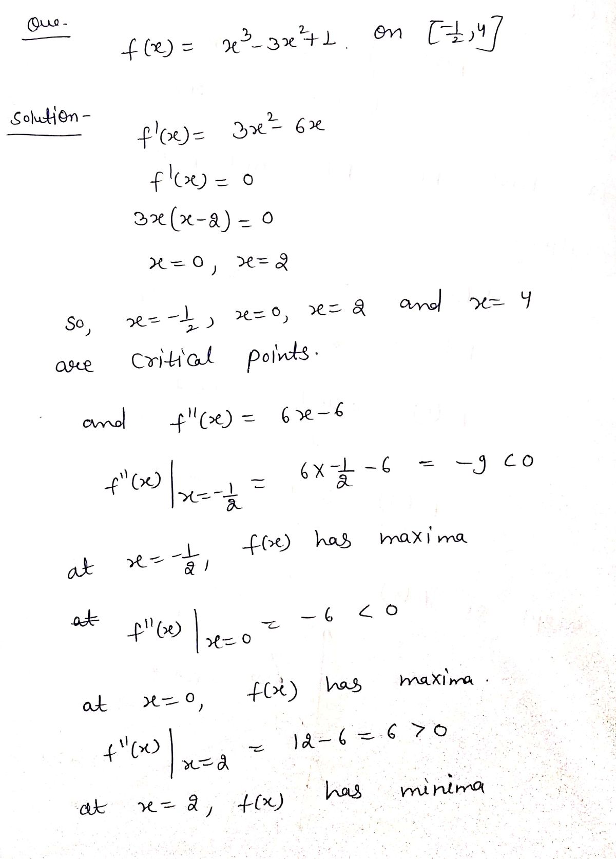 Calculus homework question answer, step 1, image 1